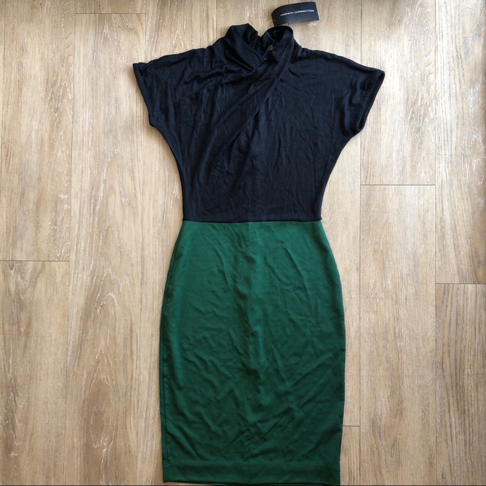 French Connection Knotted Jersey Dress